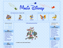 Tablet Screenshot of magiadisney.it
