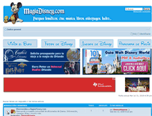 Tablet Screenshot of magiadisney.com